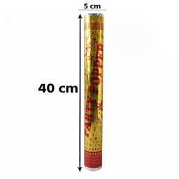 Golden Party Popper Confetti Cannon Shooter for Birthday and Celebr...