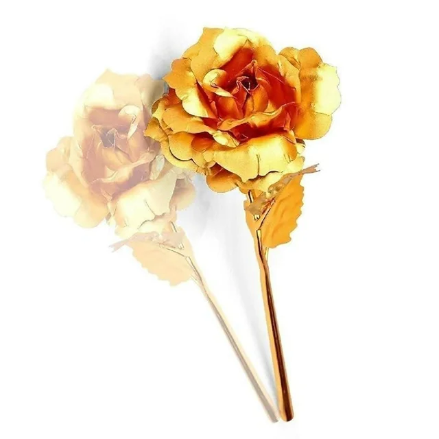Golden Rose Decoration Set – Elegant 3-Piece Mix Color Display