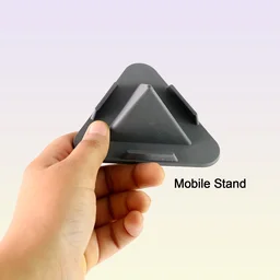 Grey Pyramid Mobile Stand – 3 Adjustable Viewing Angles