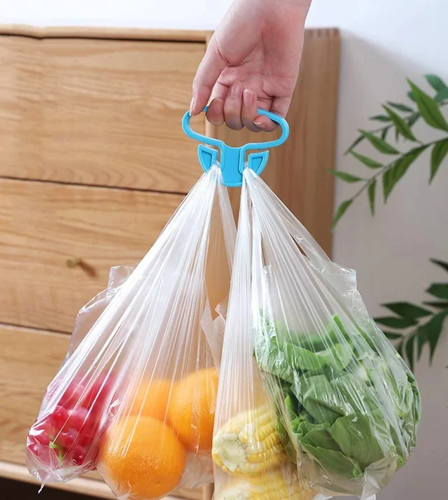 Grocery Bag Holder – Portable Handle Carrier (2 Pc) | Storenzo