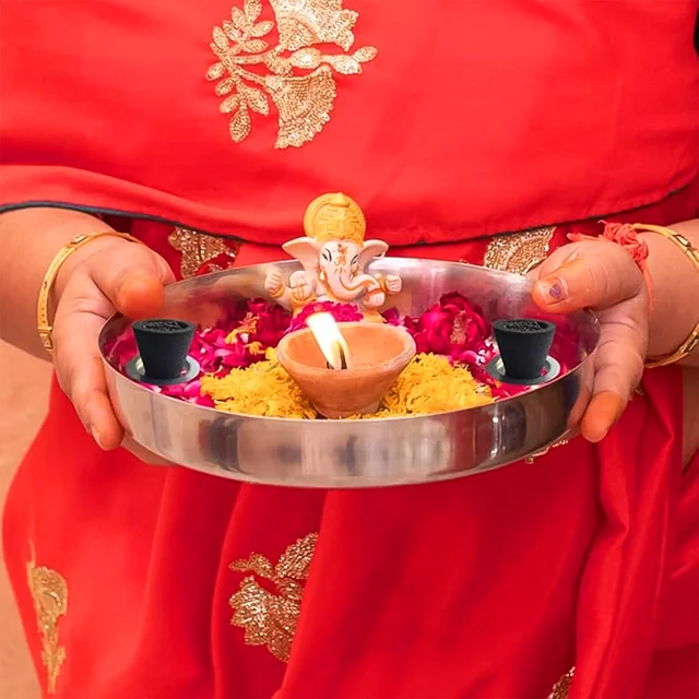 Gugal Sambrani Cups – 12 Pc Havan Set for Pooja | Indo Glow
