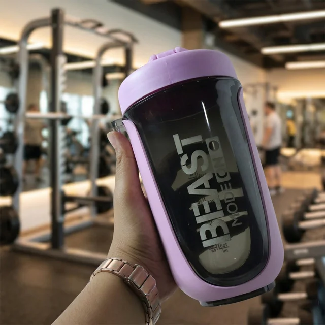Gym Shaker Bottle – Leak Proof, 500ml for Protein & Hydration