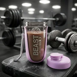 Gym Shaker Bottle – Leak Proof, 500ml for Protein & Hydration