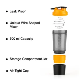 Gym Shaker Bottle – Leakproof & BPA Free for Protein | Own Hydrate