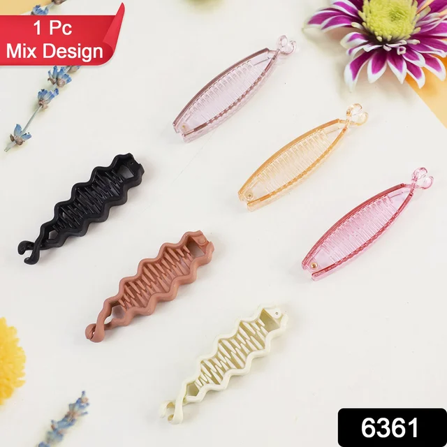 Hair Claw Clips – Strong Non-Slip Plastic Clip for Women