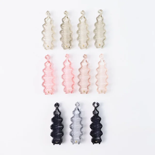 Hair Claw Clips – Strong, Non-Slip Plastic Clips (12 Pc, Mix Color)