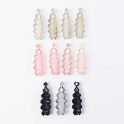 Hair Claw Clips – Strong, Non-Slip Plastic Clips (12 Pc, Mix Color)