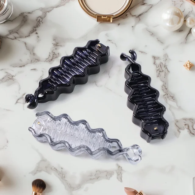 Hair Claw Clips – Strong, Non-Slip Plastic Clips (12 Pc, Mix Color)
