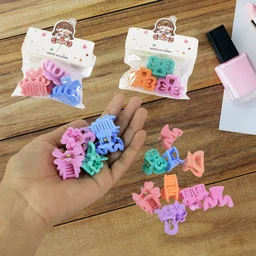Hair Clips for Girls – Colorful Mini 3-Piece Set | Calm & Curl