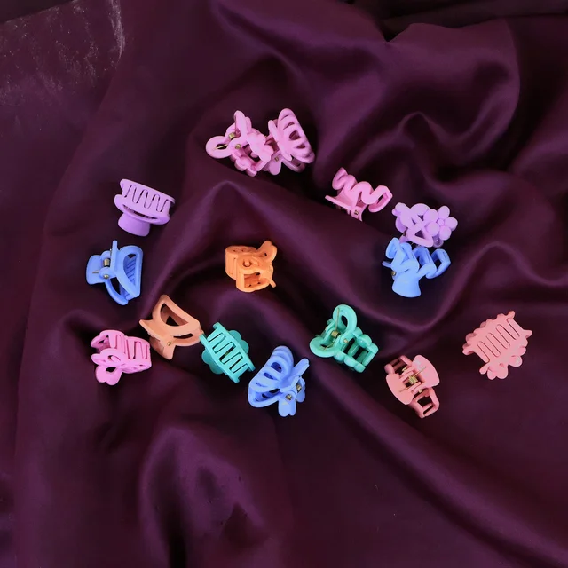 Hair Clips for Girls – Colorful Mini 3-Piece Set | Calm & Curl