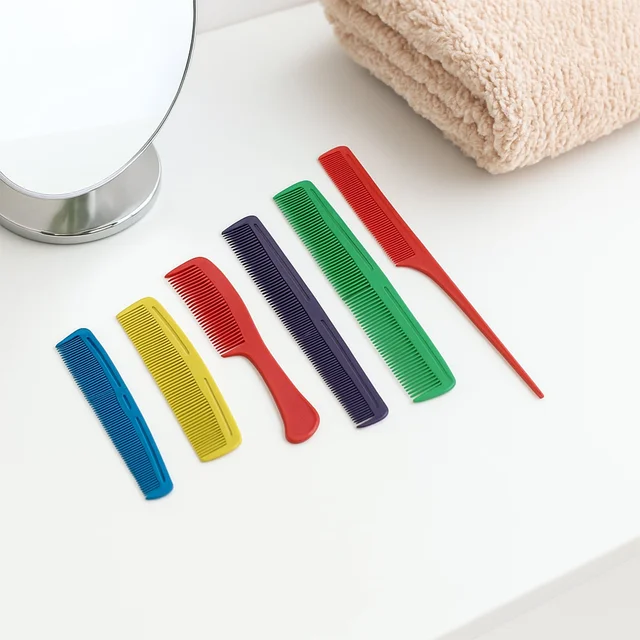 Hair Comb Set – 6-Piece Assorted Styling & Detangling Combs