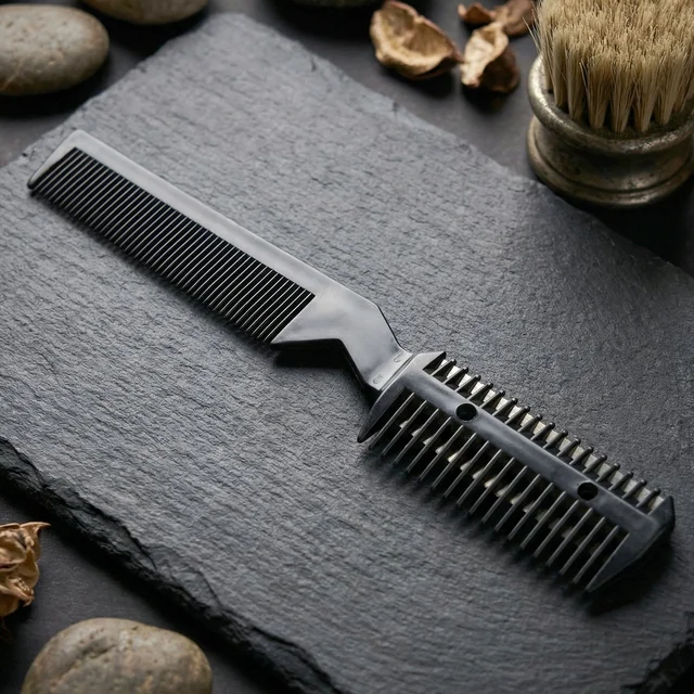 Hair Cutting Comb with Razor Blade – Precise Grooming Tool for Men & Women