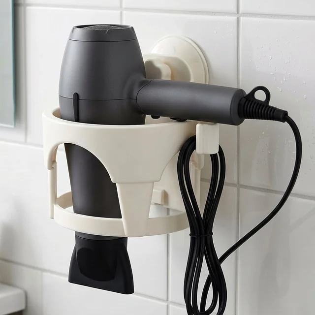 Hair Dryer Holder – Easy Bathroom Storage with Suction Cup