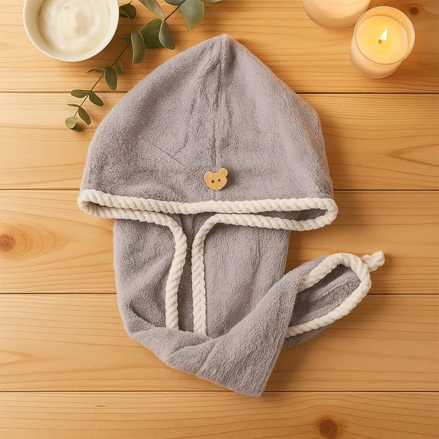 Hair Drying Towel Wrap – Quick Dry Microfiber Turban | Calm & Curl