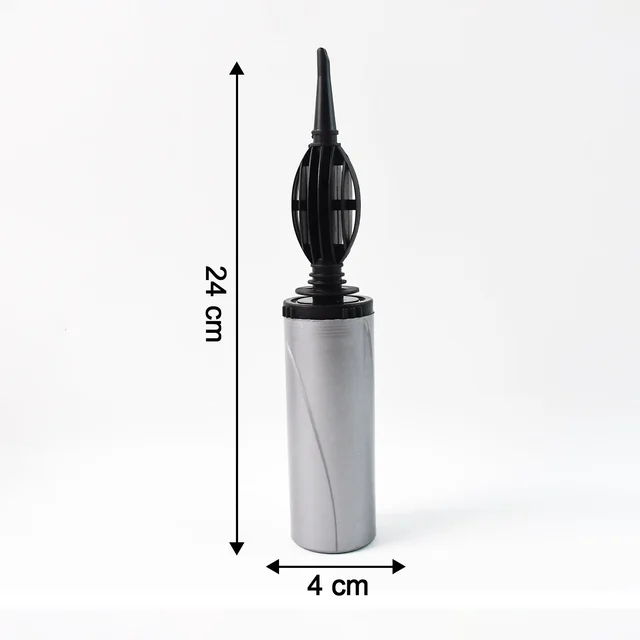 Hand Balloon Pump – Dual Action 24 cm Manual Inflator
