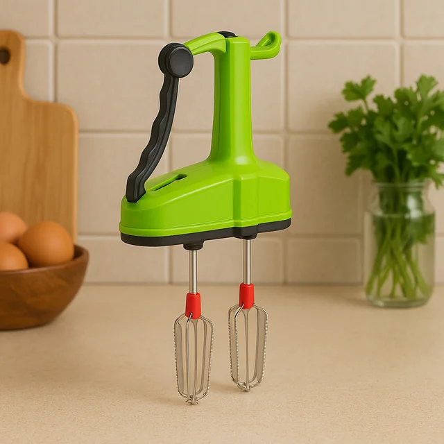 Hand Blender – Power-Free Jumbo Stainless Steel | Quickslice