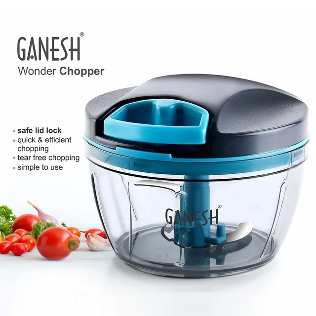 Hand Chopper 470ml – Tear-Free & Efficient | Ganesh Wonder