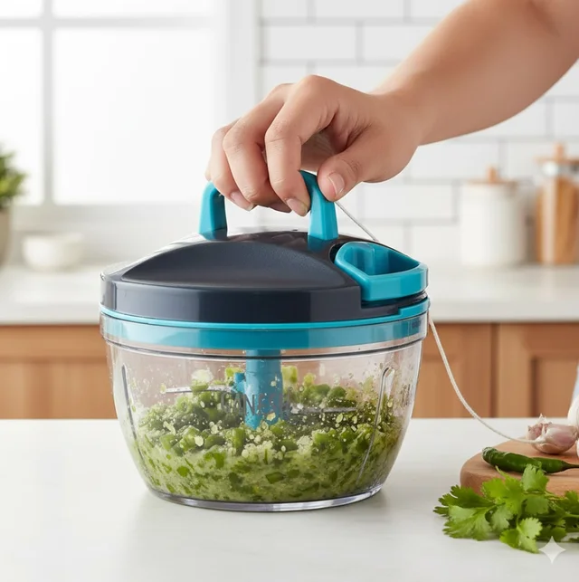 Hand Chopper 470ml – Tear-Free & Efficient | Ganesh Wonder