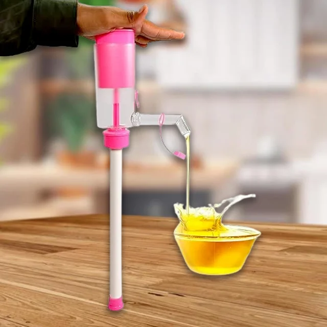 Hand Press Oil Extractor – Manual Plastic Oil Pump for Cups & Cans