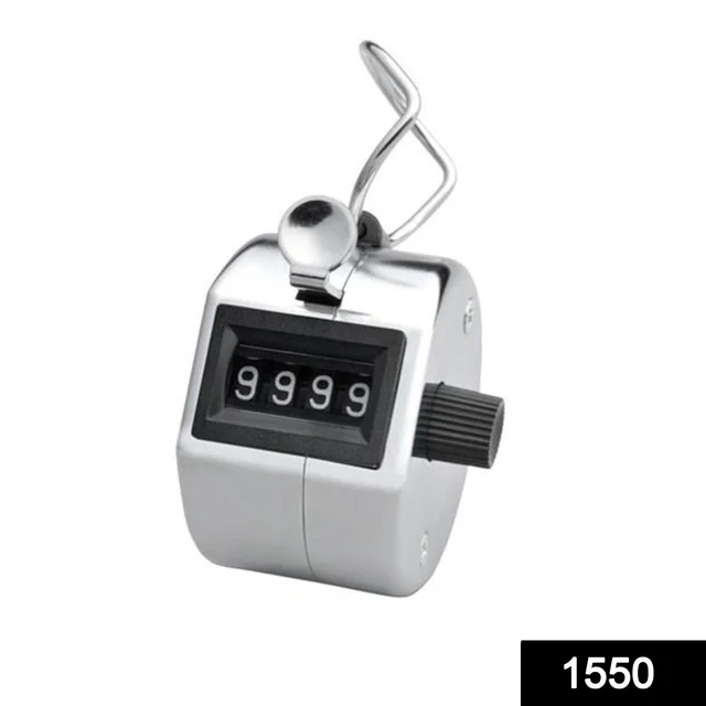 Hand Tally Counter – 4-Digit Manual Clicker | FitFuzion