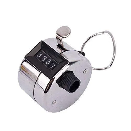 Hand Tally Counter – 4-Digit Manual Clicker | FitFuzion