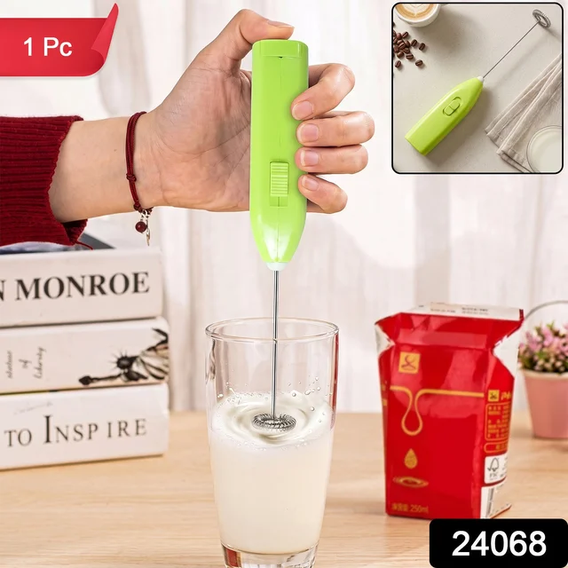 Handheld Electric Egg Beater Milk Frother Mini Whisk Coffee Beater (1 Pc)
