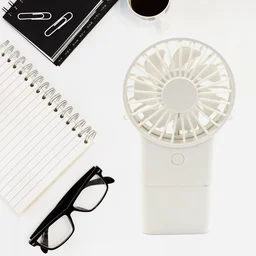 Handheld Fan – USB Rechargeable, 3 Speed Portable | Velvet Wellness