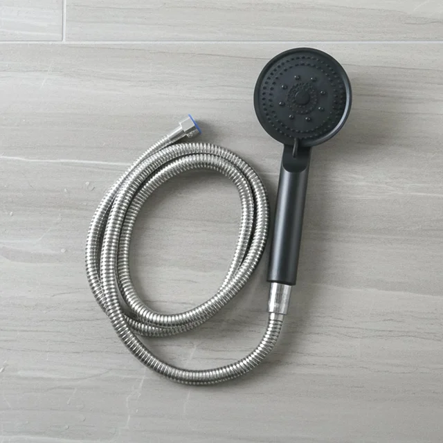 Handheld Shower Head, Flexible Stainless Steel Hose for Easy Use
