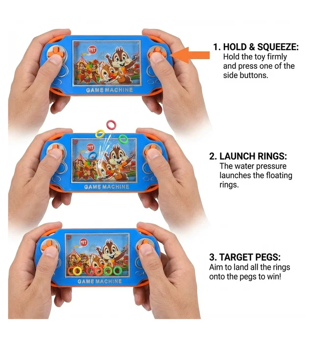 Handheld Water Game Toy – Engaging Squeeze Play | Play Mancer