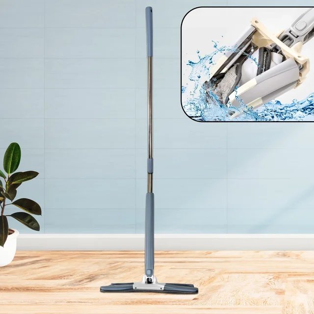 Hands-Free Mop – X-Shape Microfiber Squeeze | Storenzo