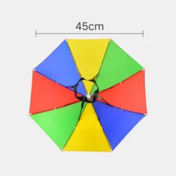 Hands-Free Umbrella Hat for Sun and Rain Protection