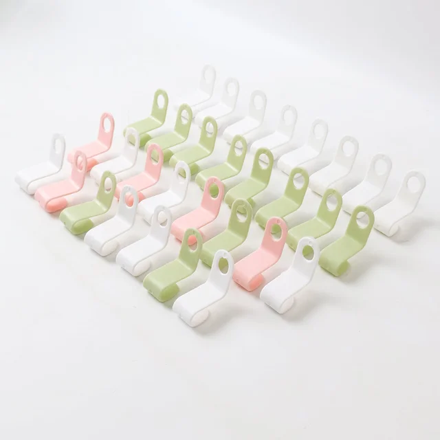 Hanger Connector Hooks – 30 Pcs Multi-Color Space Saver