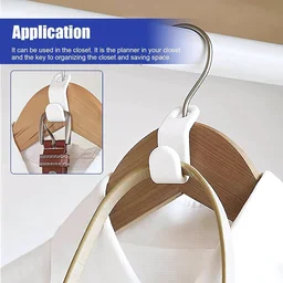 Hanger Connector Hooks – 30 Pcs Multi-Color Space Saver