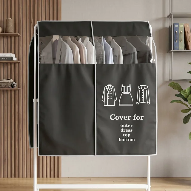 Hanging Garment Dust Cover – Keeps Clothes Neat & Dust-Free
