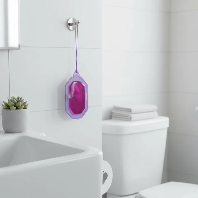 Hanging Lavender Gel Air Freshener – Long Lasting & Compact