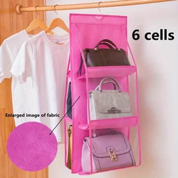 Hanging Purse Organizer – 6 Pockets Wardrobe Storage | Organivo