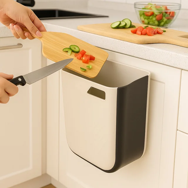 Hanging Trash Can – Collapsible & Portable | Velvet Wheels