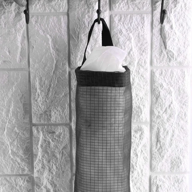 Hanging Waste Bag Holder – Durable Mesh Organizer | Tidy Table