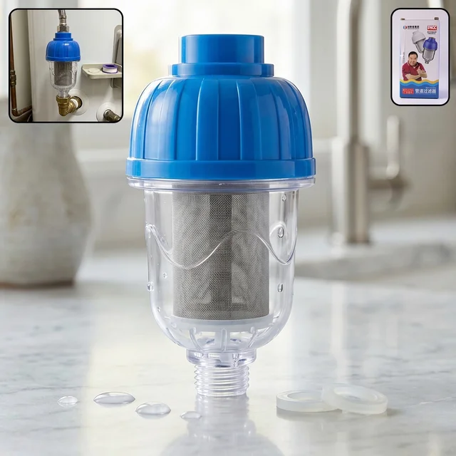 Hard Water Shower Filter – Multi-Layer Purification for Bathroom