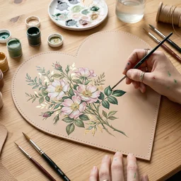 Heart Shape Art Board – DIY Painting & Crafting Canvas | TinyTrendy