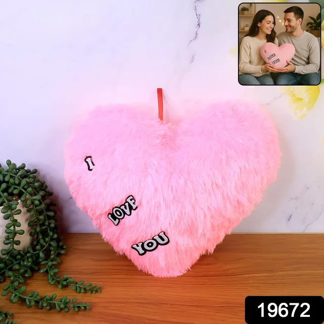 Heart Shape Plush Cushion – Soft & Romantic Love Pillow