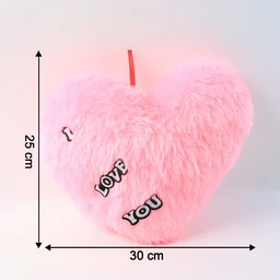 Heart Shape Plush Cushion – Soft & Romantic Love Pillow