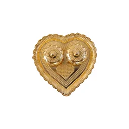 Heart Shaped Kumkum Holder – Elegant Puja Decor for Daily & Festive Rituals