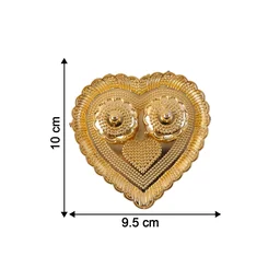 Heart Shaped Kumkum Holder – Elegant Puja Decor for Daily & Festive Rituals