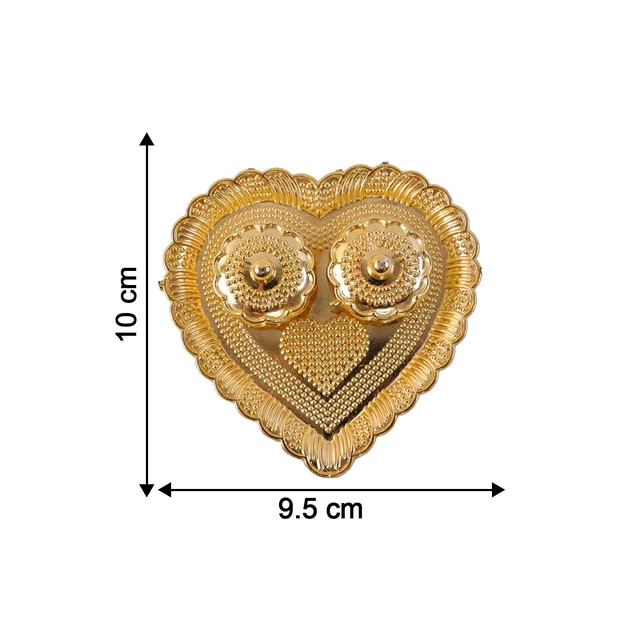 Heart Shaped Kumkum Holder – Elegant Puja Decor for Daily & Festive Rituals