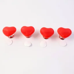 Heart-Shaped Toilet Flush Button – Stylish & Durable 4 Pc Set