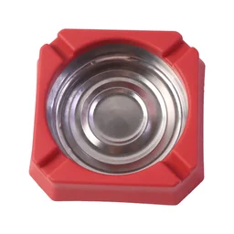 Heat-Resistant Ashtray – Stainless Steel Inner Bowl for Easy Cleaning