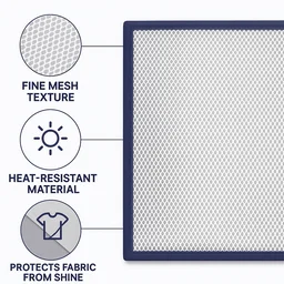 Heat-Resistant Ironing Mesh Press Cloth – 65x40 cm Protective Net