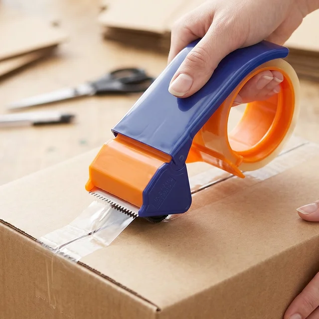 Heavy Duty 50MM Tape Cutter – Sharp Blade for Efficient Packing
