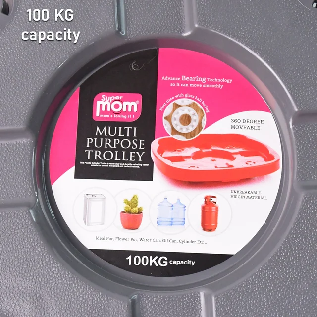 Heavy Duty Gas Cylinder Trolley – Smooth 360° Movement & High Load Capacity